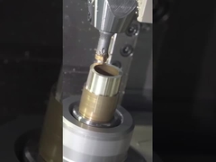 Producción de prototipos rápidos por encargo Partes de torneado CNC Partes de mecanizado de latón SGS RoHs partes de mecanizado de torno CNC