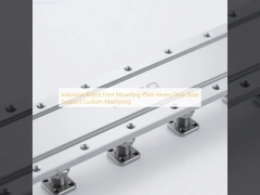 Placa de montaje de pie de robot industrial soporte de base de trabajo pesado mecanizado a medida