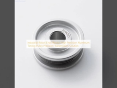 Efector de extremo de robot industrial de alta precisión Solución de transmisión de precisión de timing de polea de aluminio