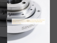 Carcasa del reductor armónico de alta precisión mecanizada por CNC, componente central robótico resistente al desgaste, aleación de aluminio de alta resistencia