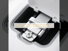 Mecanismo de bloqueo de la cubierta del compartimento de la batería de alta fiabilidad para el chasis móvil de robot de servicio, personalizado con precisión