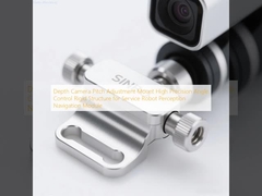 Montaje de ajuste de inclinación de cámara de profundidad Control de ángulo de alta precisión Estructura rígida para módulo de navegación y percepción de robots de servicio