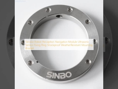 Módulo de navegación de percepción del robot de servicio Sensor ultrasónico Anillo de fijación A prueba de choques Soporte de montaje resistente a la intemperie