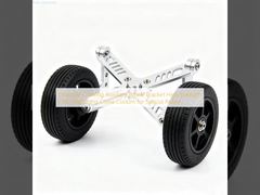 Soporte de rueda auxiliar para cruce de obstáculos, mecanizado CNC de alta resistencia, China, personalizado para robot especial