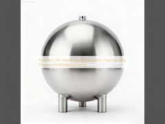 Mecanizado CNC de precisión China Fabricación de recipientes a presión de aleación de titanio a medida