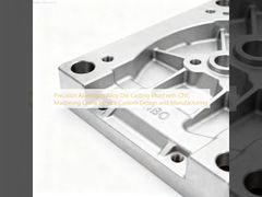 Molde de fundición a presión de aleación de aluminio de precisión con mecanizado CNC, servicio en China, diseño y fabricación personalizados