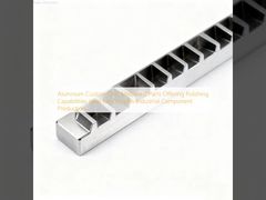 Piezas de aluminio mecanizadas a medida por CNC que ofrecen capacidades de pulido, ideales para la producción de componentes industriales complejos.