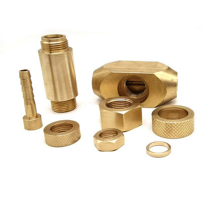 El latón del CNC de la oxidación parte las piezas trabajadas a máquina CNC del cobre ISO 2768 certificadas