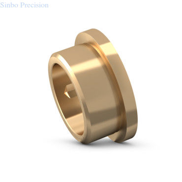 El bronce de cobre amarillo ensancha los servicios que muelen de la precisión del CNC modificados para requisitos particulares para automático