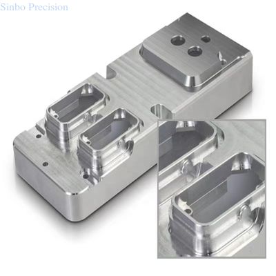 Partidas de repuesto de aluminio de 5 ejes mecánicas CNC